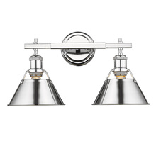  3306-BA2 CH-CH - Orwell 2-Light Vanity Light in Chrome